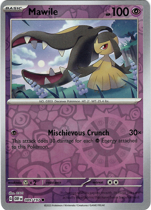 Mawile (89)  (Reverse Holo)