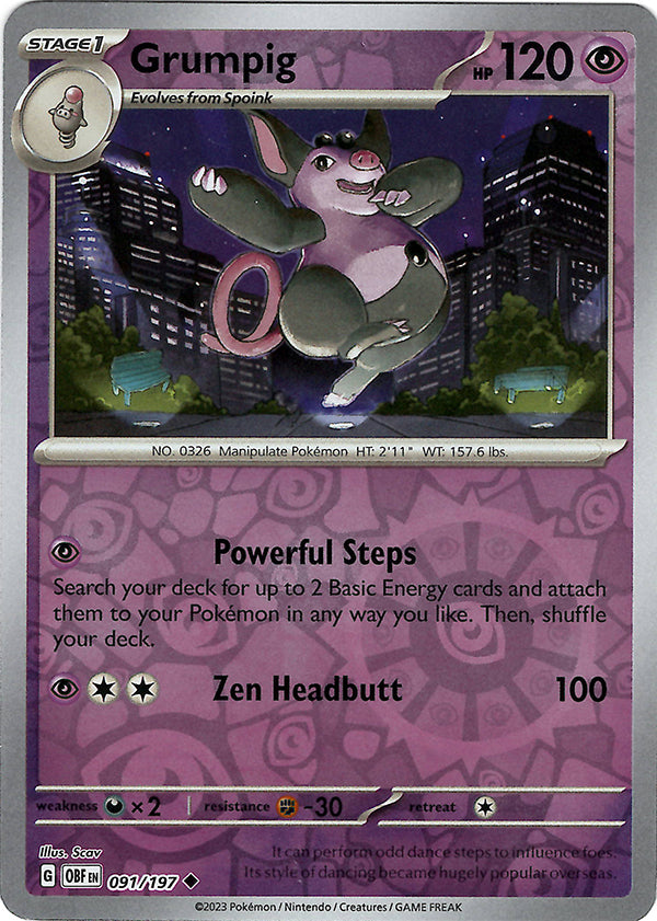 Grumpig  (Reverse Holo)