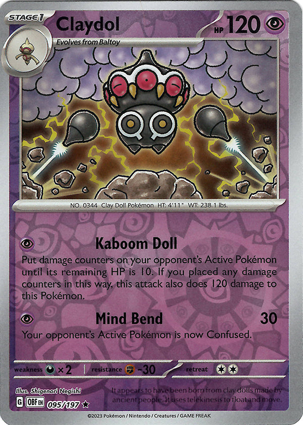 Claydol  (Reverse Holo)