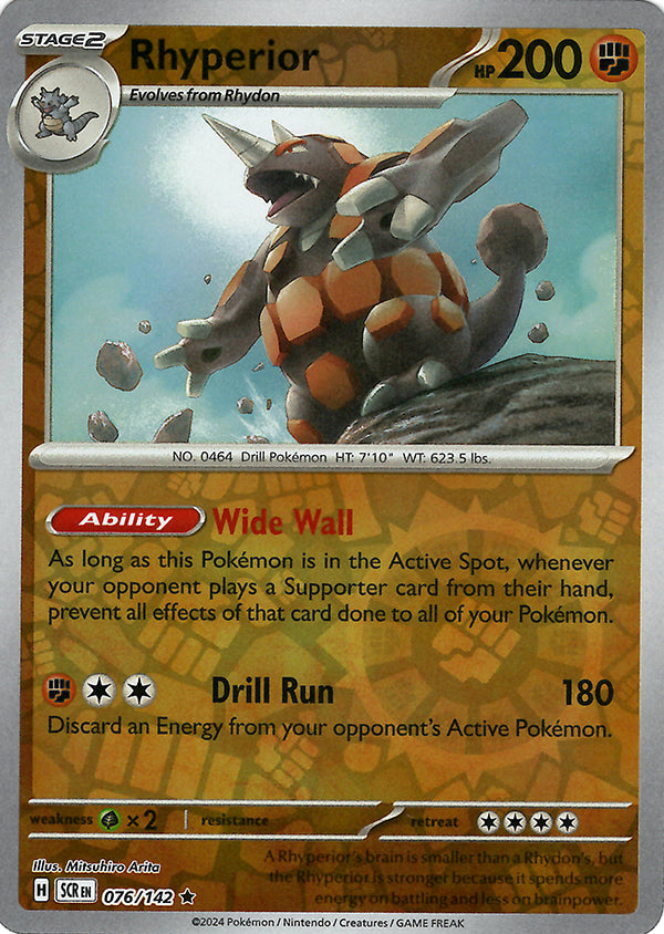 Rhyperior (Reverse Holo)