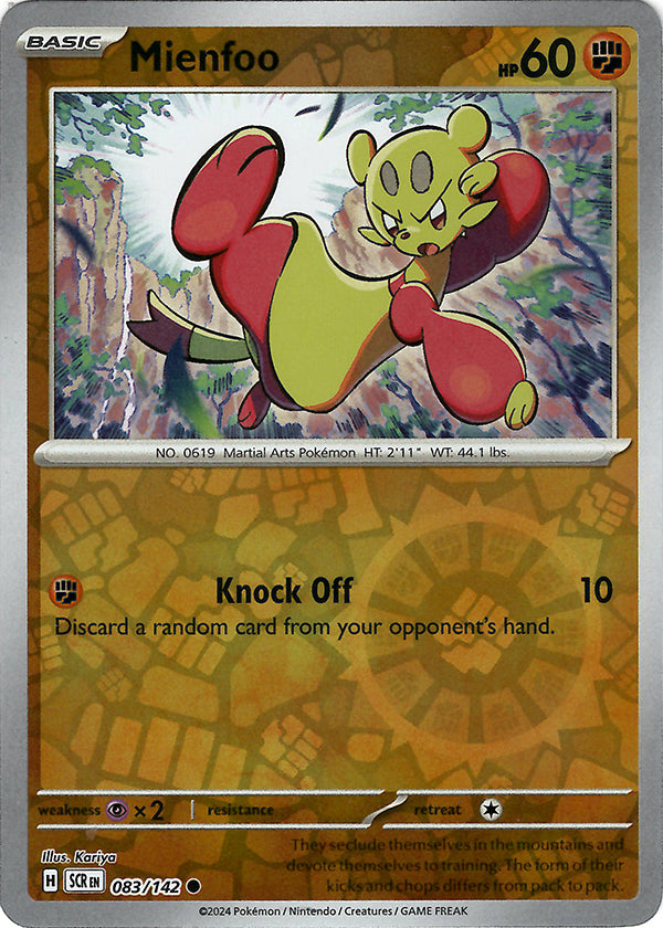 Mienfoo (Reverse Holo)