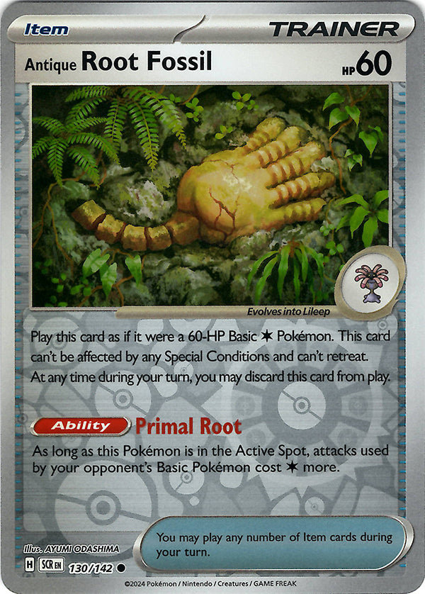 Antique Root Fossil (Reverse Holo)
