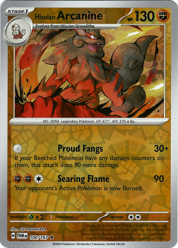 Hisuian Arcanine (Reverse Holo)