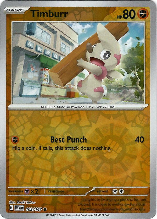 Timburr (Reverse Holo)