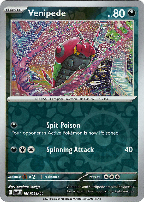 Venipede (Reverse Holo)