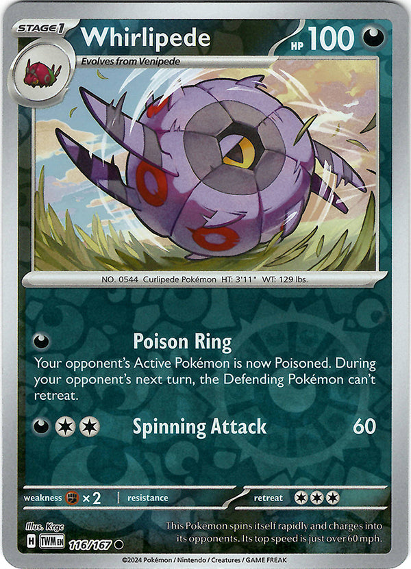 Whirlipede (Reverse Holo)