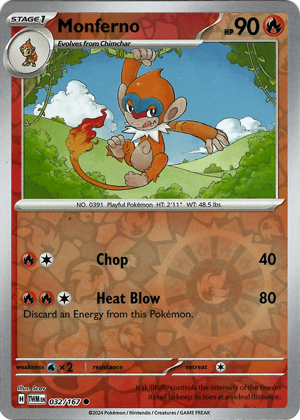 Monferno (Reverse Holo)