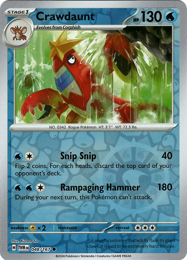 Crawdaunt (Reverse Holo)