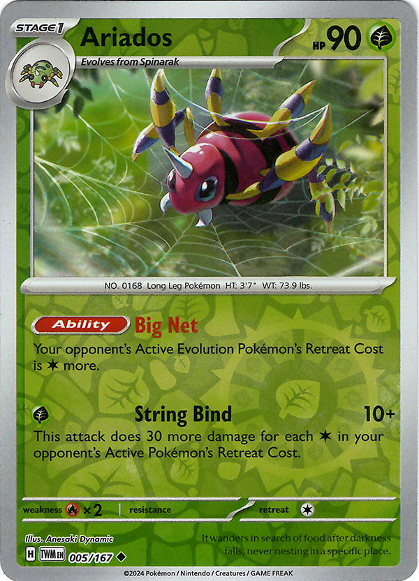 Ariados (Reverse Holo)