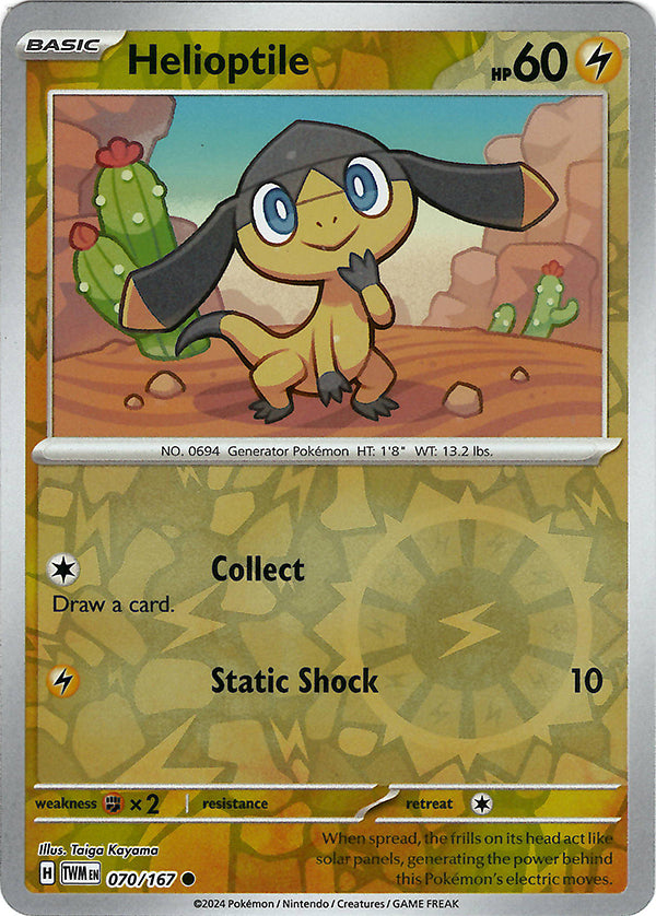 Helioptile (Reverse Holo)