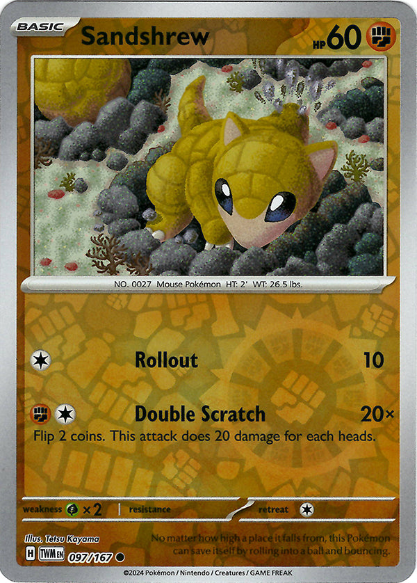 Sandshrew (Reverse Holo)