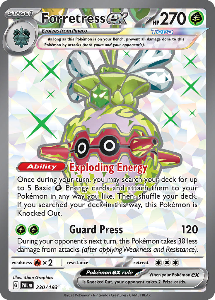 Forretress ex (Full Art)
