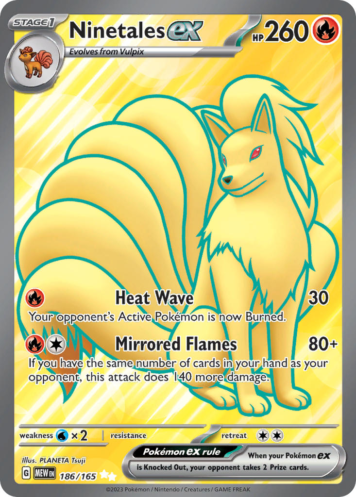 Ninetales ex (Full Art Ultra Rare)