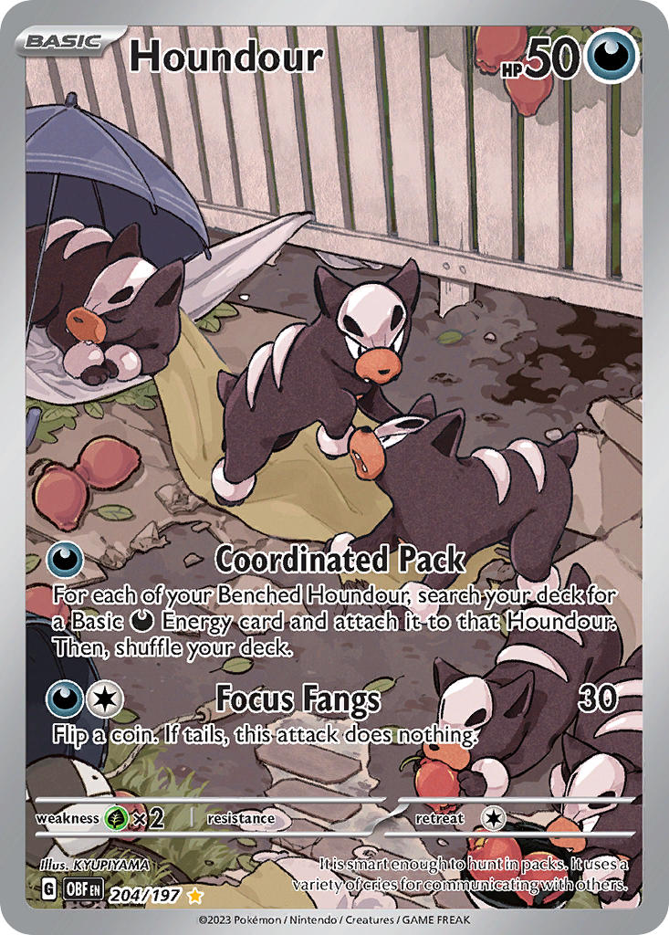 Houndour (Illustration Rare)