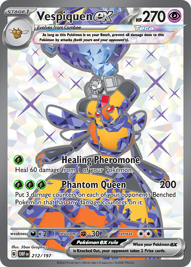 Vespiquen ex (Full Art Ultra Rare)
