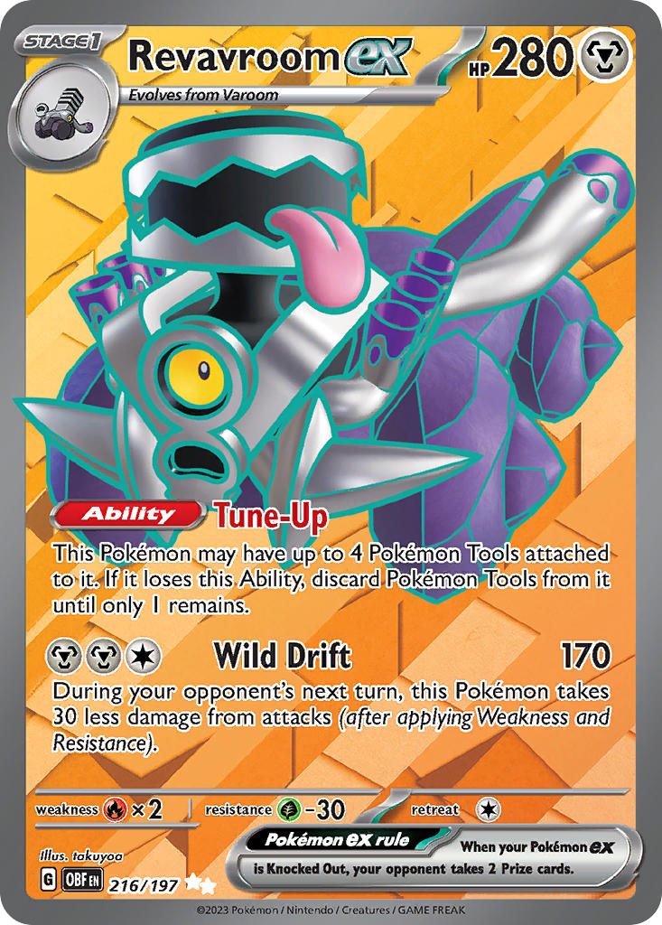 Revavroom ex (Full Art Ultra Rare)