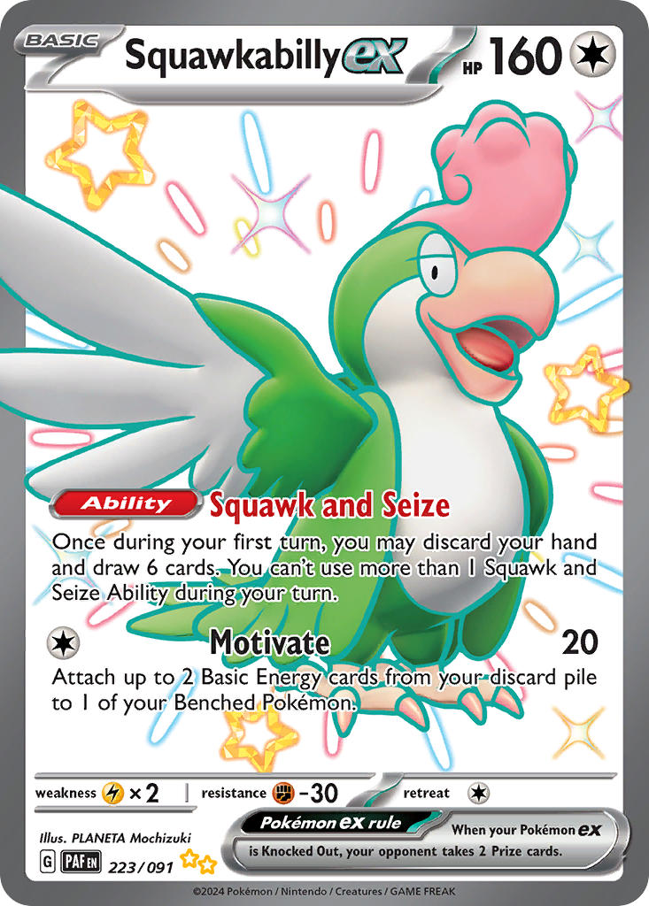 Squawkabilly ex (Shiny Ultra Rare)
