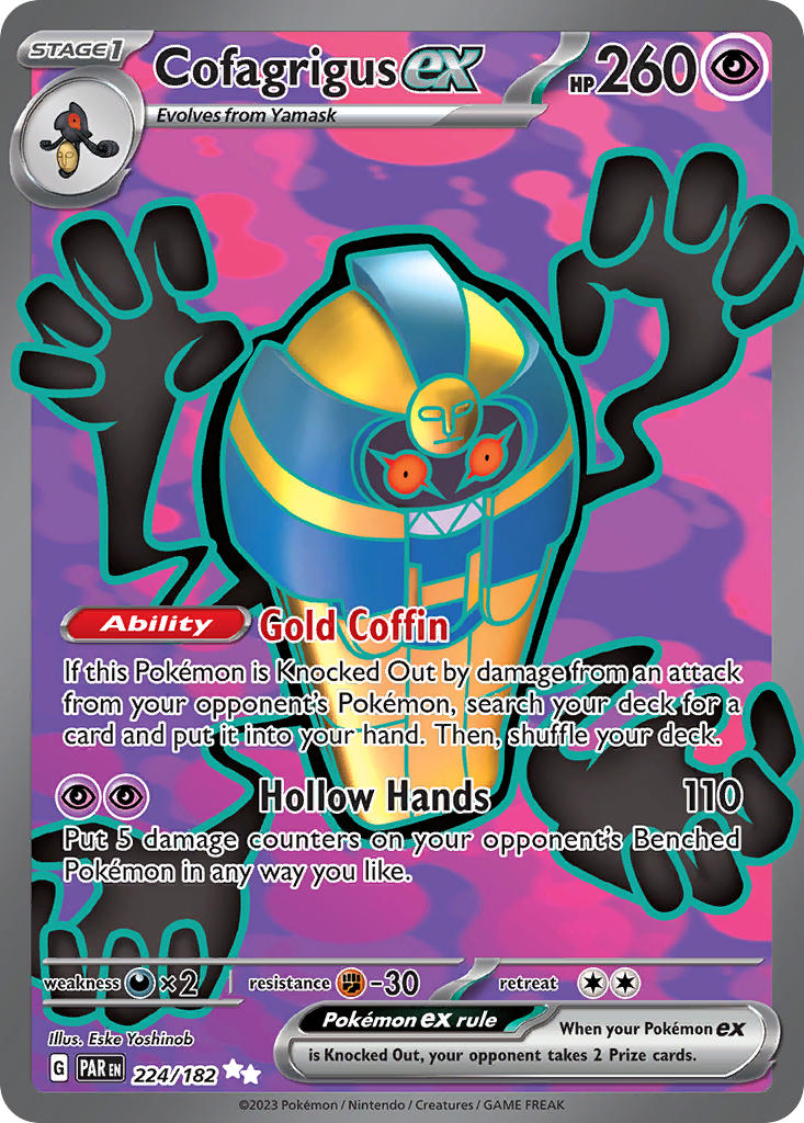 Cofagrigus ex (Full Art Ultra Rare)
