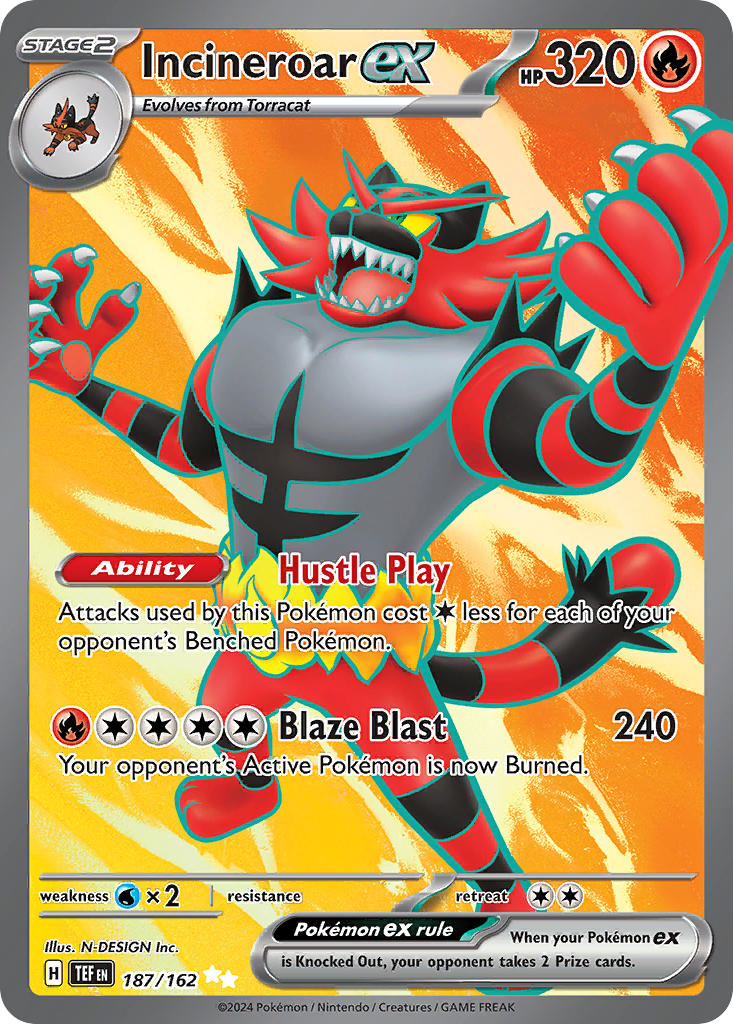 Incineroar ex  (Full Art Ultra Rare)