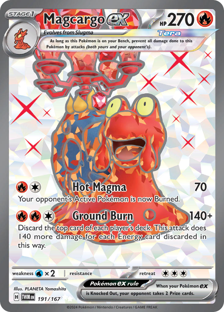 Magcargo ex (Full Art Ultra Rare)