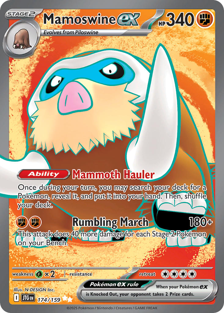 Mamoswine ex (Full Art Ultra Rare)