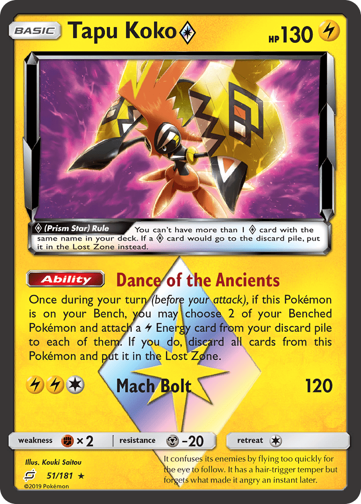 Tapu Koko - Prism Star