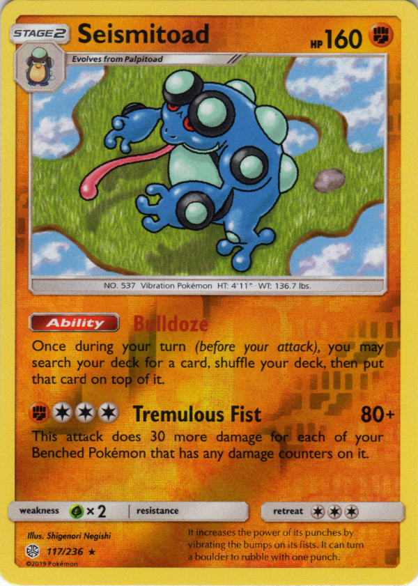 Seismitoad (Reverse Holo)
