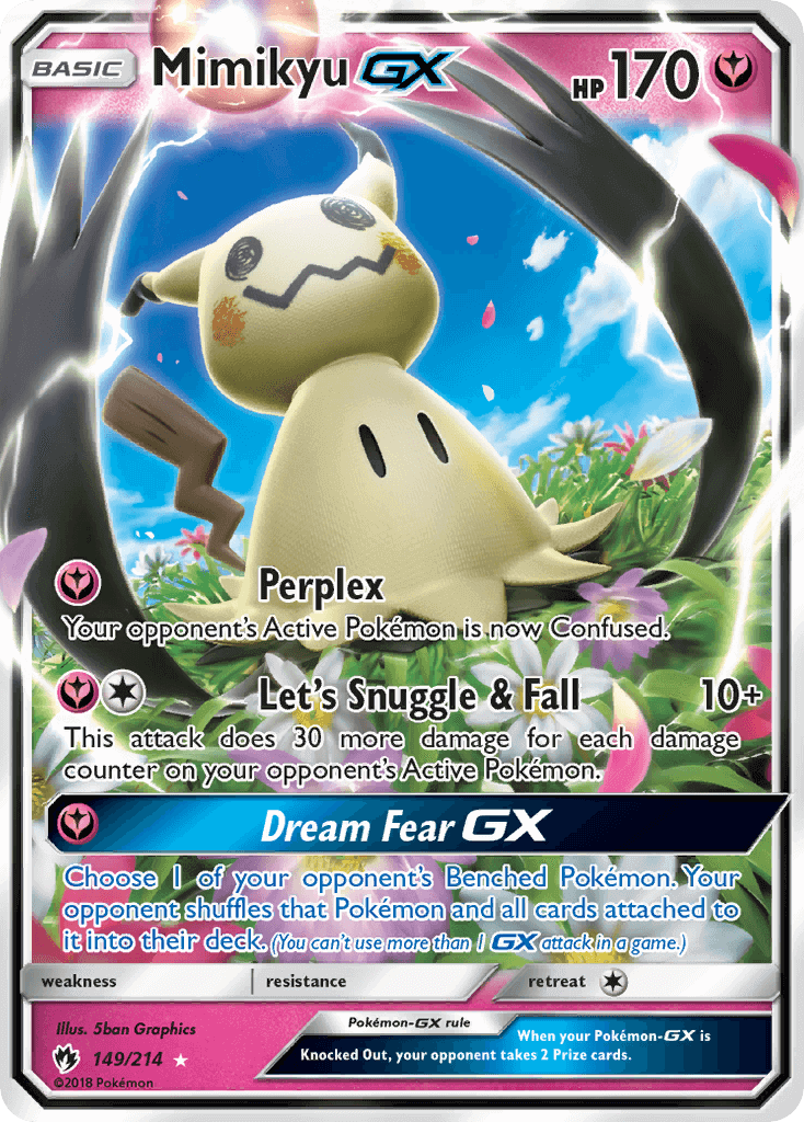 Pokemon TCG - Sun & Moon Lost Thunder - Mimikyu GX - Ultra Rare