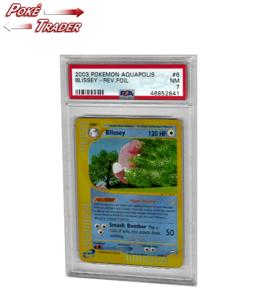 Blissey - Reverse Holo - Aquapolis - PSA 7