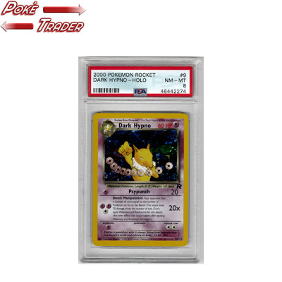 Dark Hypno - Holo Rare - Team Rocket - PSA 8