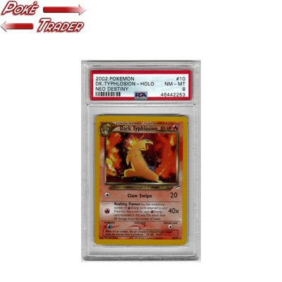 Dark Typhlosion - Holo Rare - Neo Destiny - PSA 8