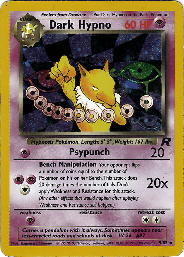 Dark Hypno - Holo Rare - Heavy Played