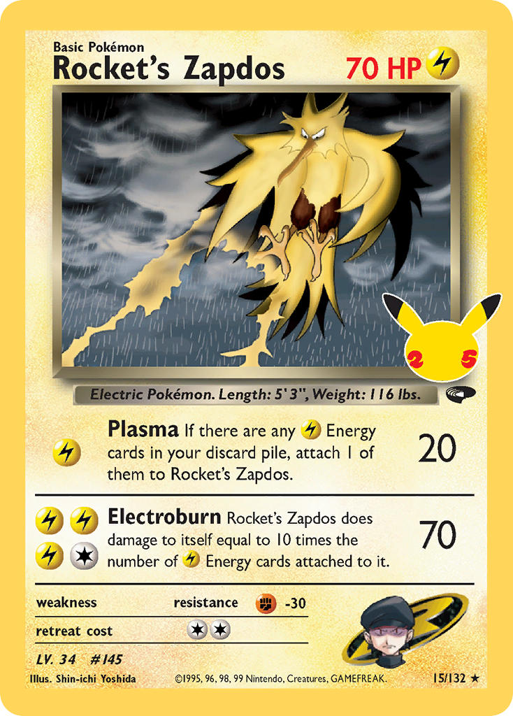 Rocket's Zapdos (Classic Collection)