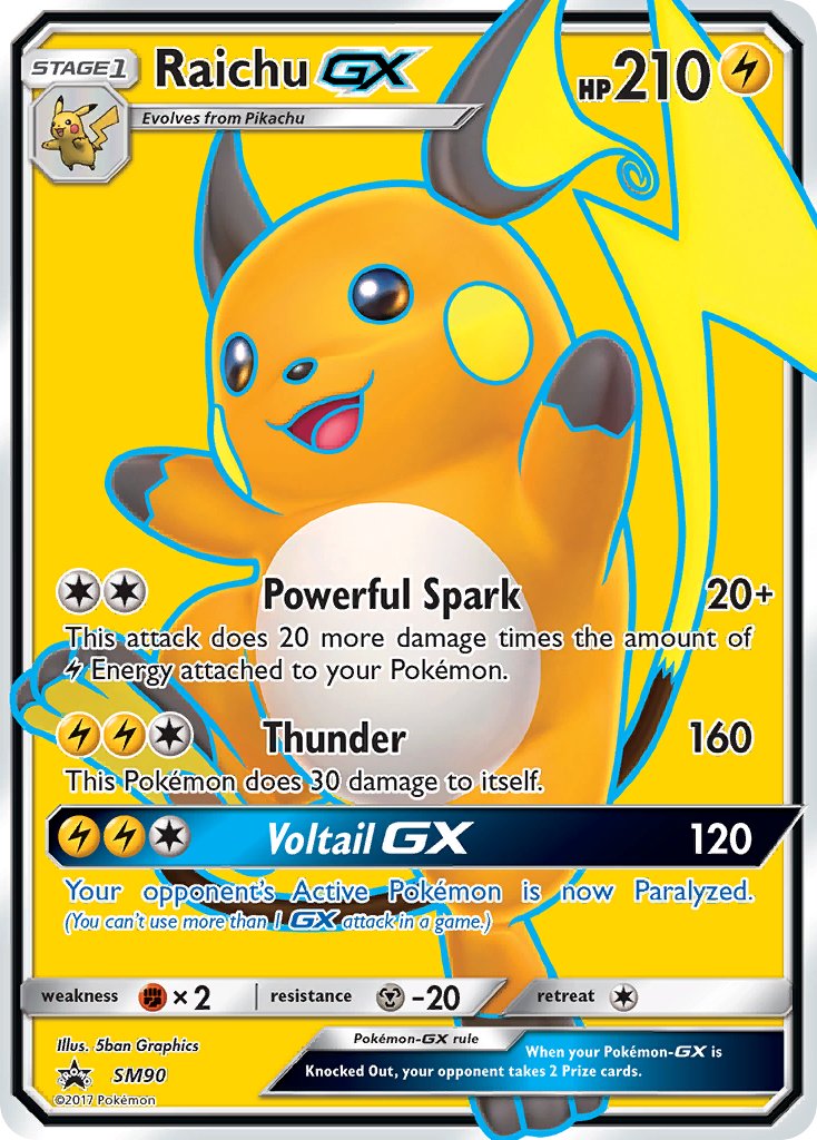 Raichu GX (Full Art)