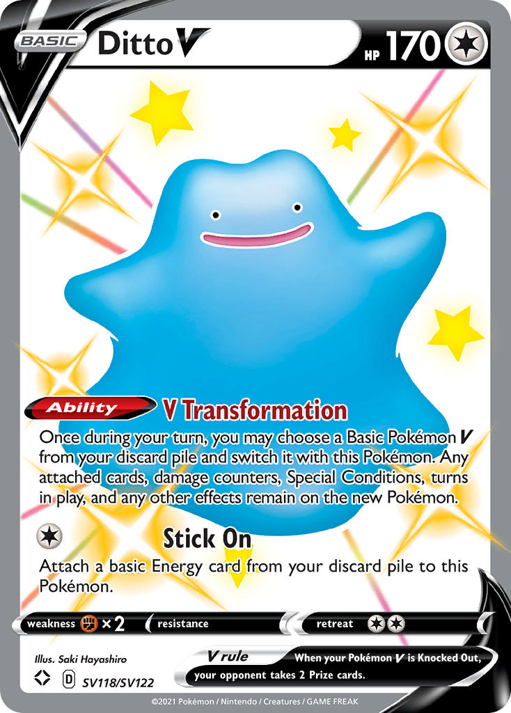 Ditto V (Shiny Rare)