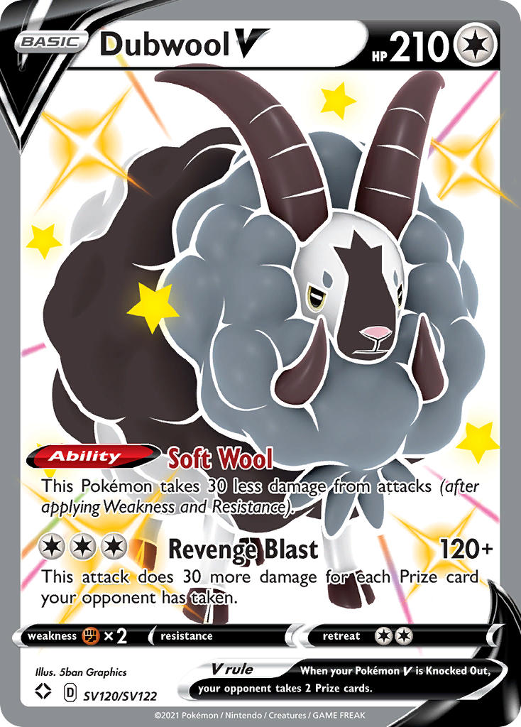 Dubwool V (Shiny Rare)