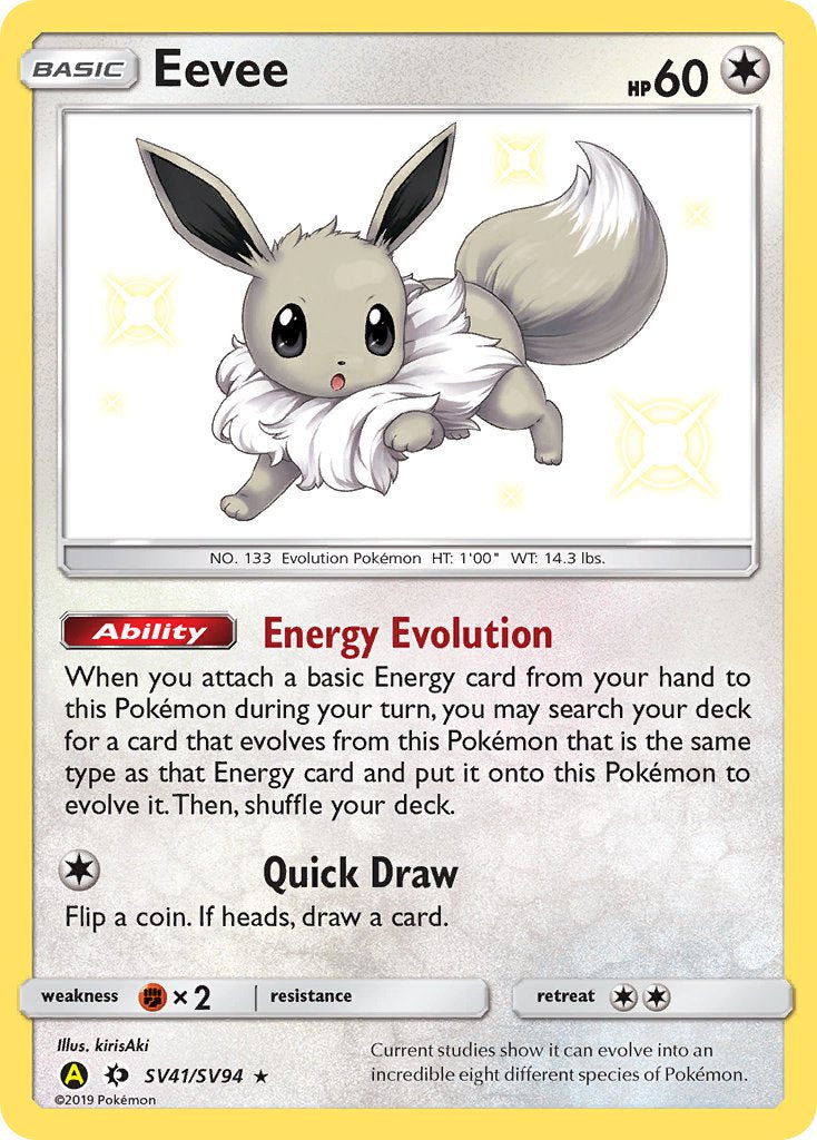 Eevee (Shiny Holo Rare)