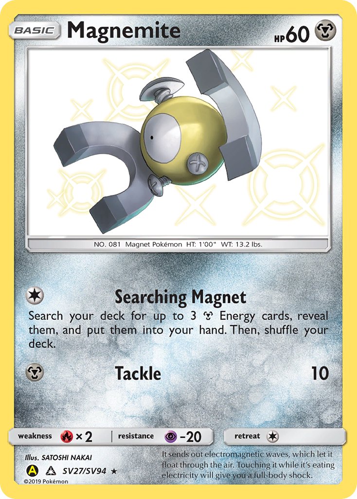 Magnemite (Shiny Holo Rare)