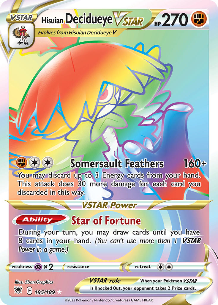 Hisuian Decidueye VSTAR (Secret Rare)