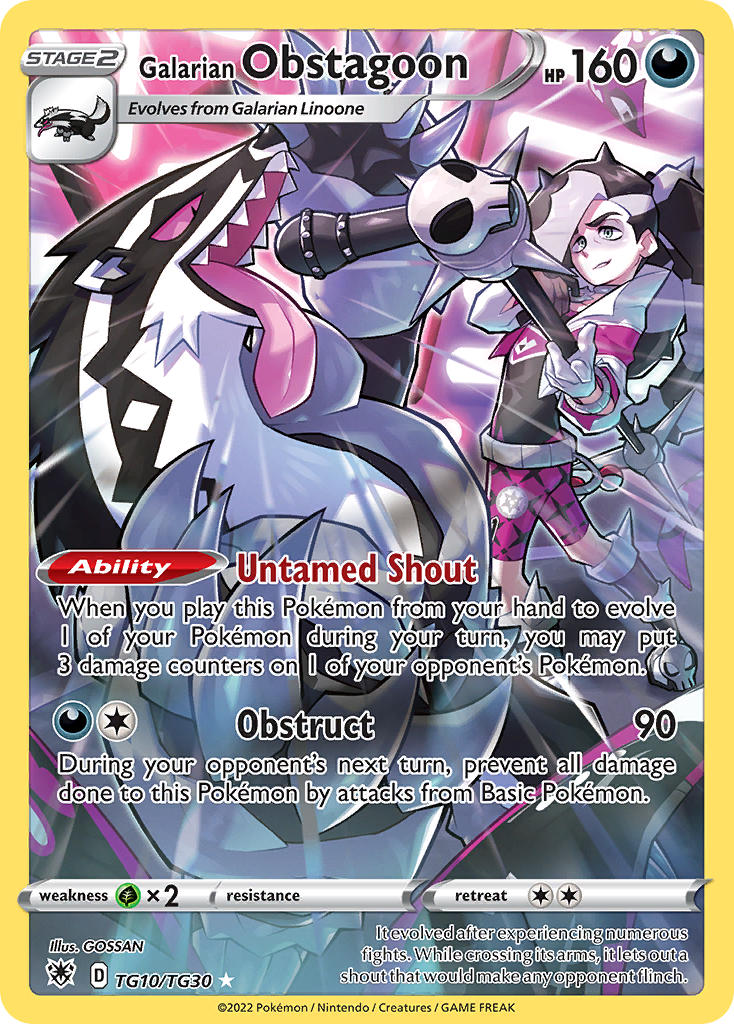 Galarian Obstagoon (Trainer Gallery)