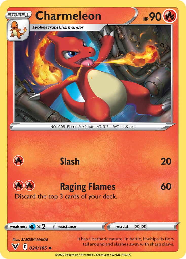 pokemon-tcg-sword-and-shield-vivid-voltage-Charmeleon