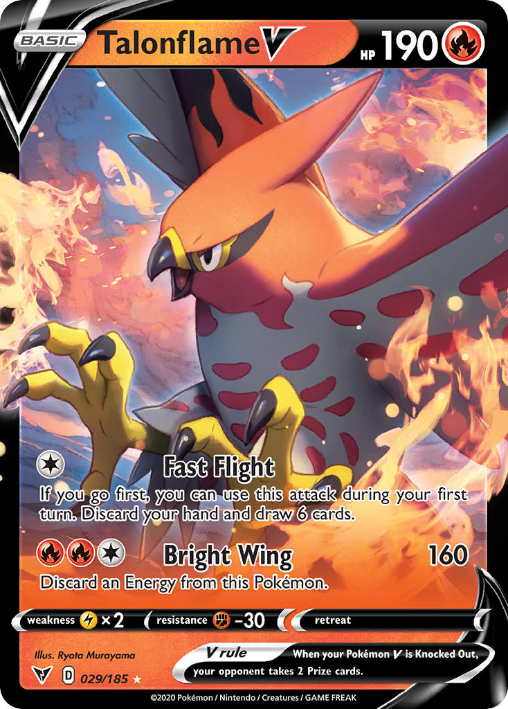 pokemon-tcg-sword-and-shield-vivid-voltage-Talonflame V