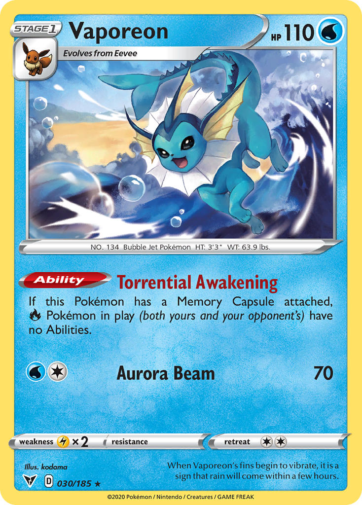 pokemon-tcg-sword-and-shield-vivid-voltage-Vaporeon
