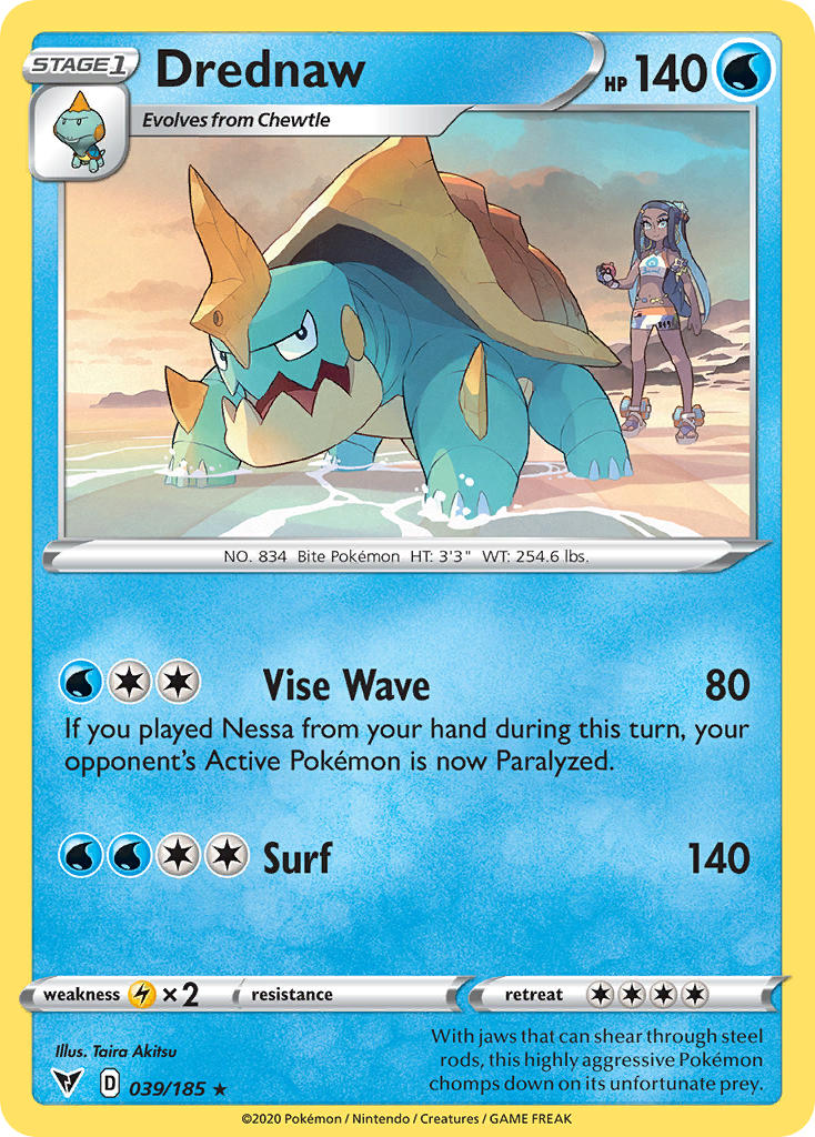 pokemon-tcg-sword-and-shield-vivid-voltage-Drednaw