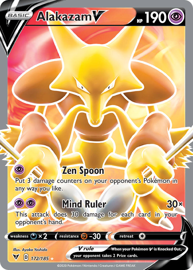 pokemon-tcg-sword-and-shield-vivid-voltage-Alakazam V (Full Art)