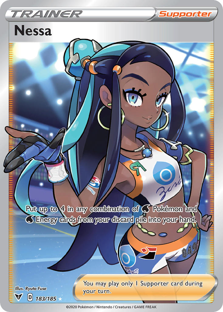 pokemon-tcg-sword-and-shield-vivid-voltage-Nessa (Full Art)