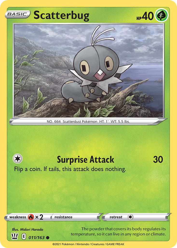 Pokemon TCG-Battle Styles-Scatterbug-PokeTrader Australia