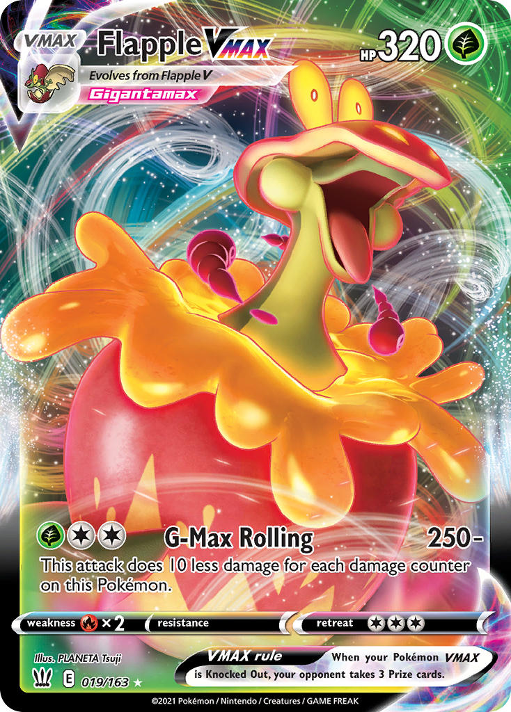 Pokemon TCG-Battle Styles-Flapple VMAX-PokeTrader Australia