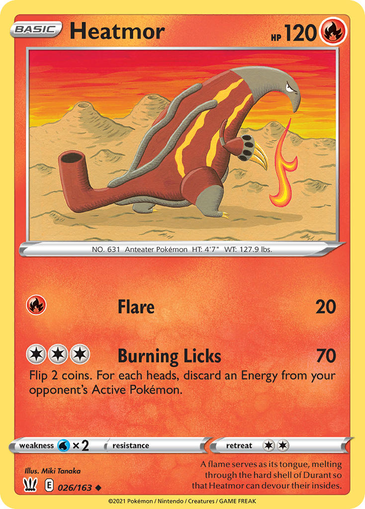 Pokemon TCG-Battle Styles-Heatmor-PokeTrader Australia