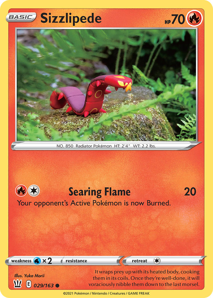 Pokemon TCG-Battle Styles-Sizzlipede-PokeTrader Australia